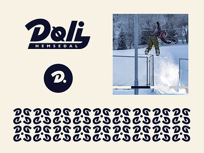 Doli bold branding calligraphy contemporary custom design doli flow fun graphic lettering logo logodesigner logomaker minimal pattern script snowboarding type unique