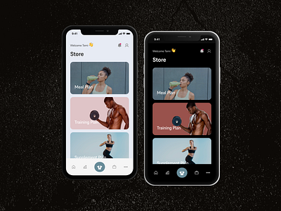 Gym App Home Screen Interface gymapp gymui