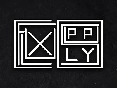 Flux Supply Co - Streetwear Brand Logo apparel brand apparel logo brand identity branding design flux flux supply co logo logo design minimal design streetwear tshirt brand logo