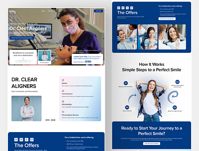 Dentist Landing Page UI dentist landing page design dentist landing page ui dentist page ui dentist website dentist website ui doctor ui doctor website doctor website ui light website ui modern landing page ui modern website ui ui design ui ux design ux design ux ui design website page ui