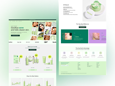 Skincare Landing Page Redesign