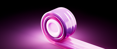 Super Sticky Slime Roll 3d 3d render c4d cg cinema4d colorful colors glass illustration materials microsoft motion motion graphics slime textures visual