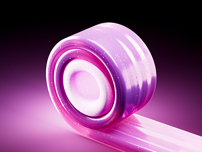 Super Sticky Slime Roll 3d 3d render c4d cg cinema4d colorful colors glass illustration materials microsoft motion motion graphics slime textures visual