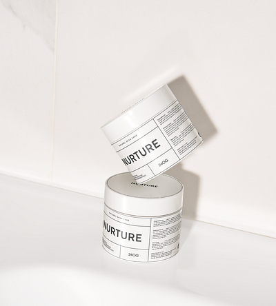 Nurture | Natural skin care beauty product branding cosmetic cosmetic jam cosmetic packaging jam label design minimalism natural beauty packaging packaging desing product design