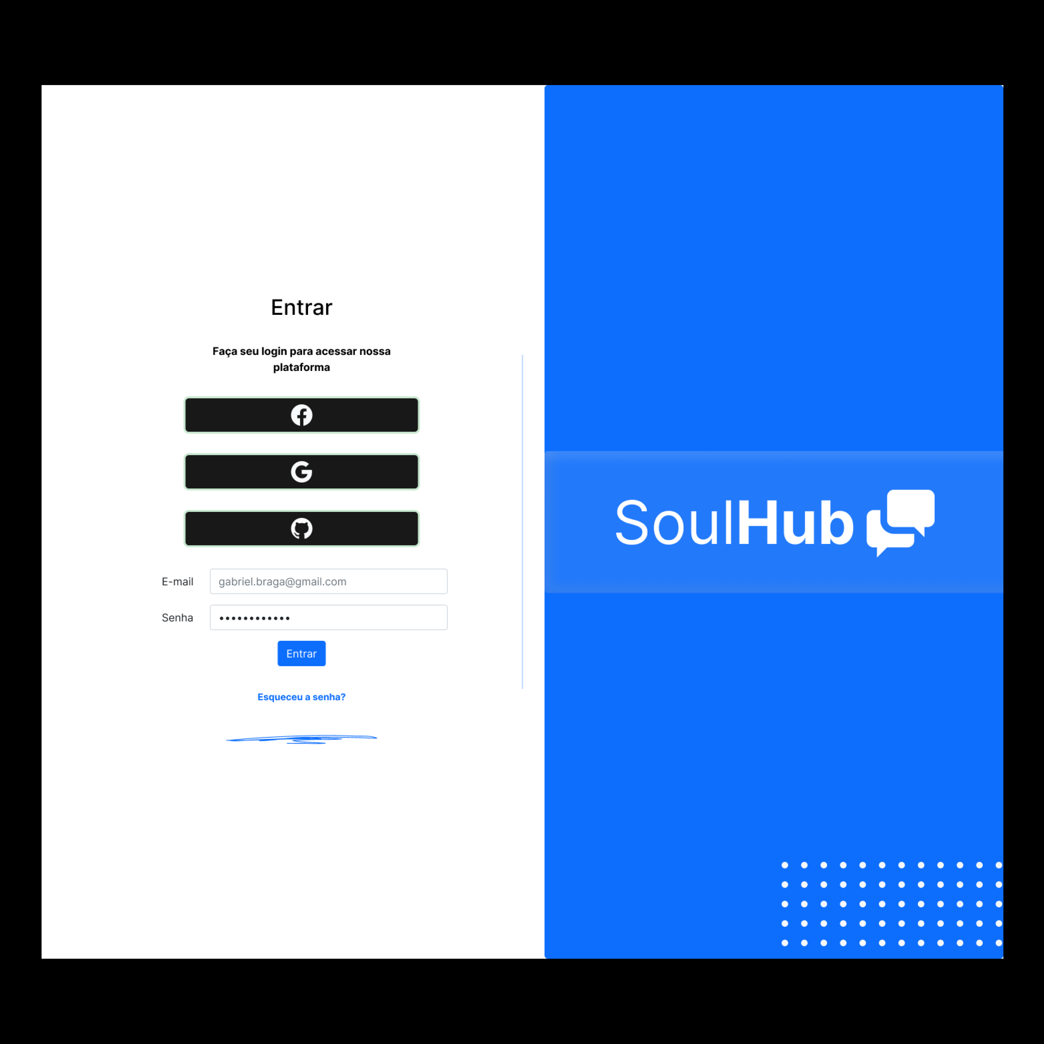 Plataforma SoulHub - SoulCode Academy figma graphic design ui ux web