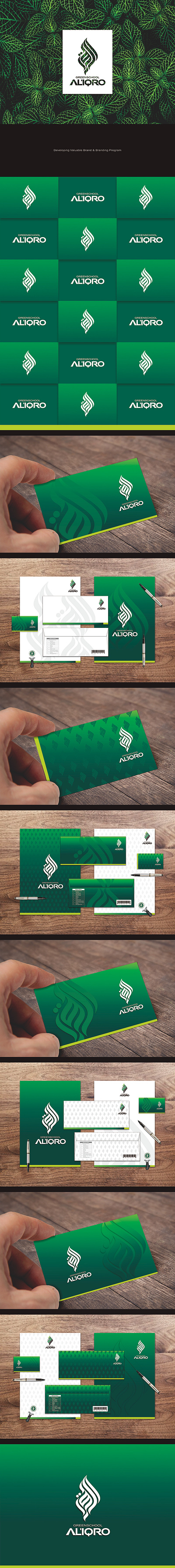 Developing Valuable Brand of AL'IQRO​​​​​​​ GREEN SCHOOL 2011 brand design brand feasibility brand identity design branding color architecture design feasibility study graphic design illustration logo personal branding typography valuable brand