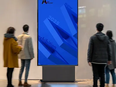 A - artgallery branding design graphic design motion typography