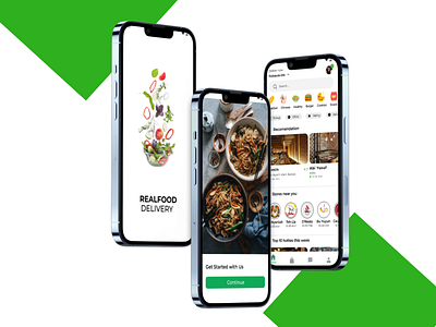 UI FOOD DELIVERY APP 3d animation branding ui