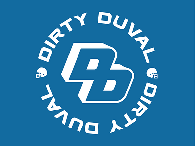 Dirty Duval Football Sports Team Brand Logo brand brand design branding design football graphic design identity illustration illustrator logo logo design mascot sports vector visual design visual identity