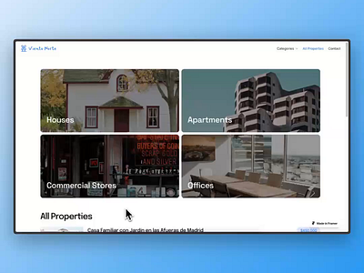 Viento Norte Real State - Framer Website Development figma framer web design