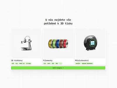 3D Printer — E-commerce 3d background badge card color design experience font graphic design grid interface item lines mono product redesign technical ui user ux