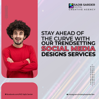 Stay Ahead of the Curve with Trendsetting Social Media Design branding creative designer graphic design marketting post poster design social media social media design social media post