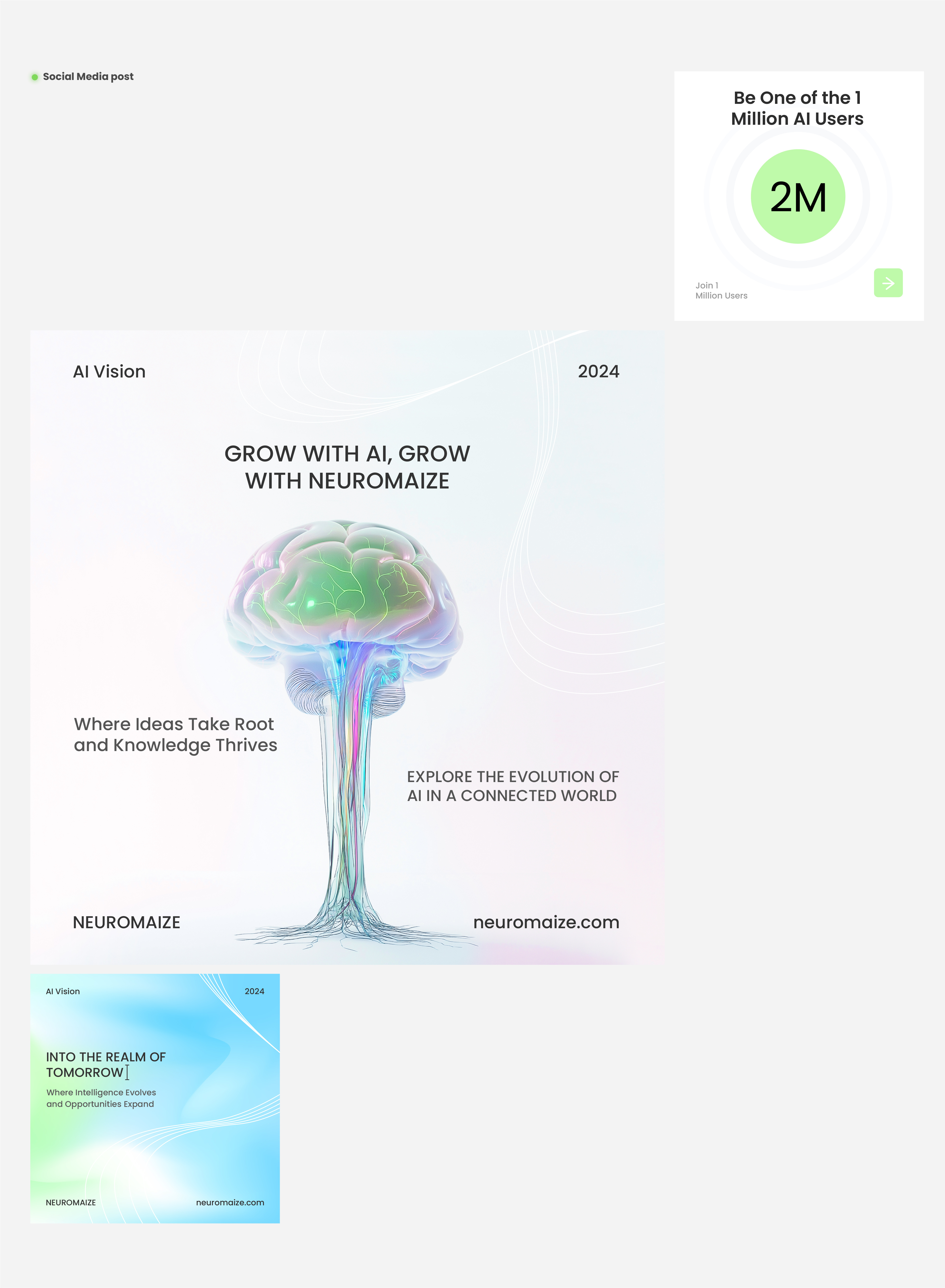 AI Startup Branding add design ai startup artificial intelligence banner design brand book brand guidelines brand identity branding graphic design logo logo deisnger logo designer poster design social media posts design