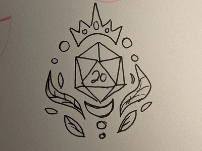 D20 Logo Sketch logo