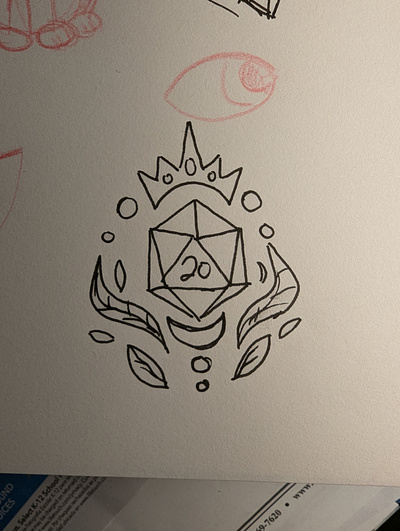 D20 Logo Sketch logo