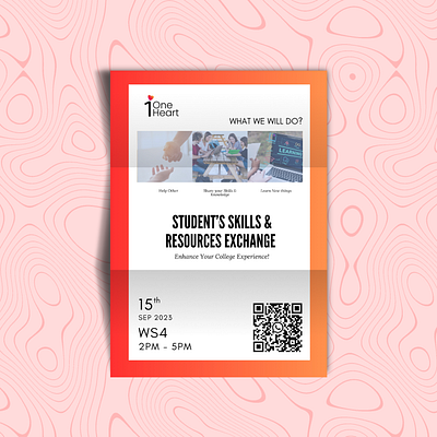 College Student Community Event Poster college event design design mockup event poster event poster design graphic design illustration poster print design print poster