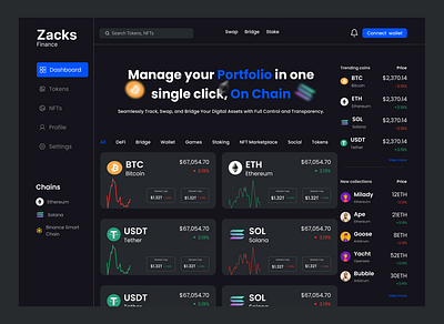 Portfolio Dashboard On Chain