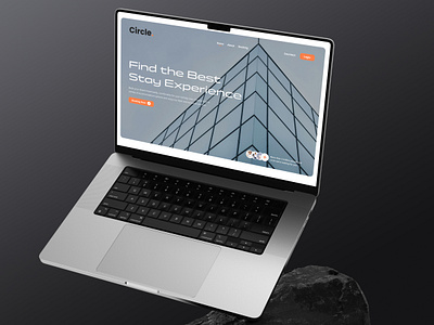 Circle - Booking Hotel - Mockup version booking hotel landing page mockup uiux website