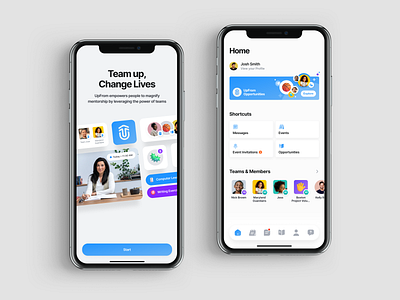 UpFrom App mobile app ui ux