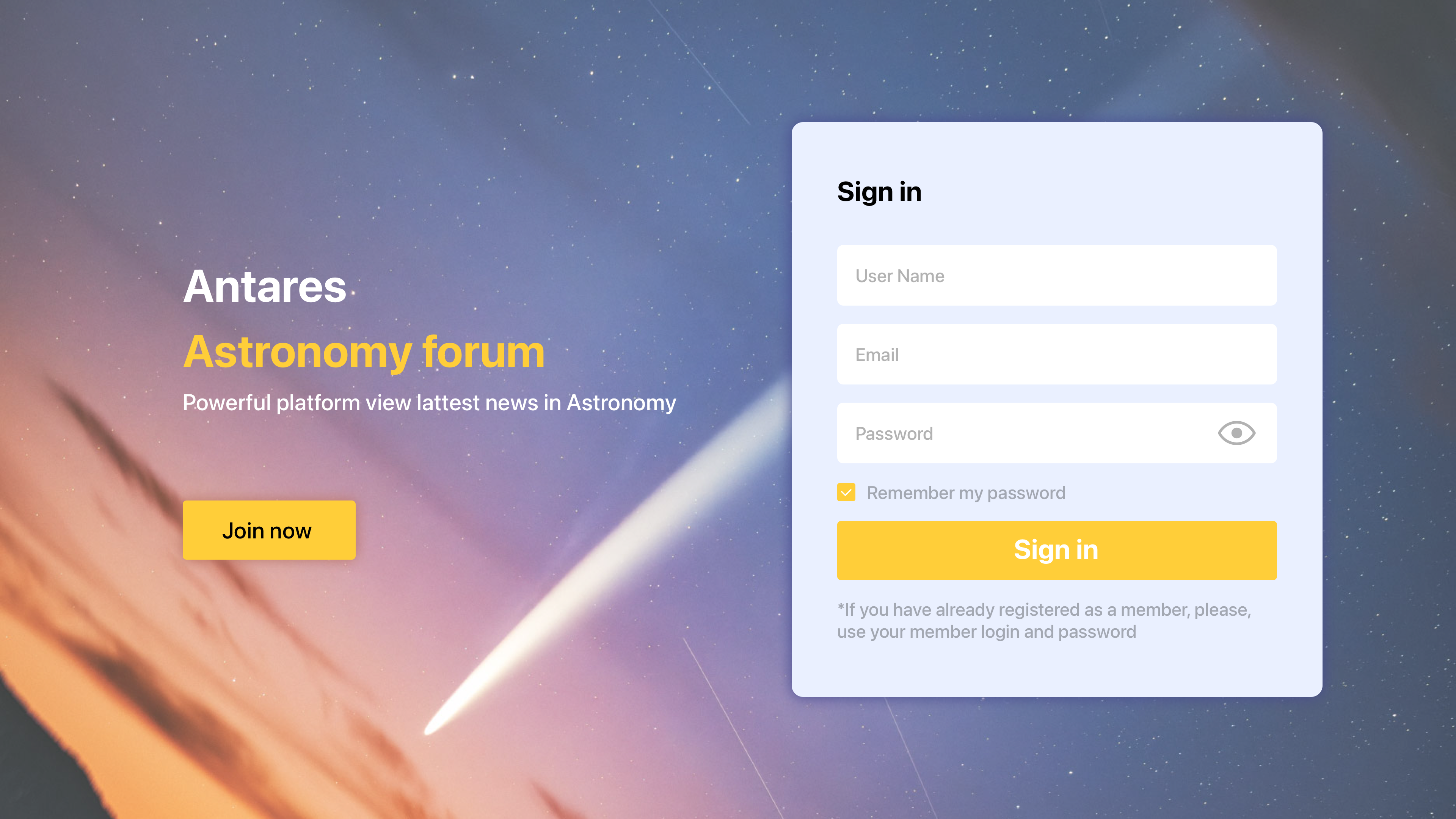 DailyUI 001 Practice: Sign Up design graphic design ui ux