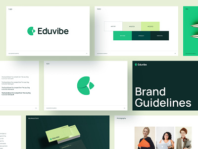 Eduvibe Brand Guidelines | Learning, Education Platform brand book brand guide brand guide identity brand guideline brand guidelines brand identity brand manual brand sign brand style guide branding branding and identity branding guide corporate identity education logo graphic design guidelines logo logo design online learning style guide