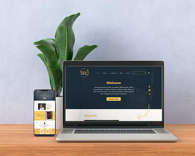 Bernice Pollock landing page uiux website design