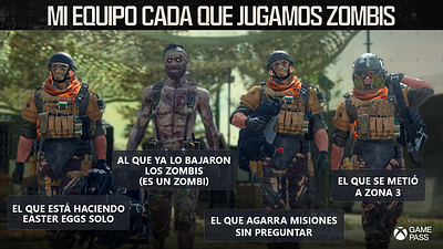 Xbox Colombia. Meme Call of Duty