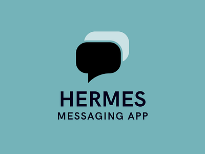 Hermes Messaging App graphic design ui