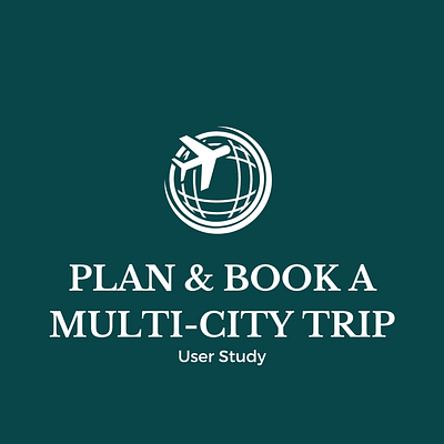 Plan & Book a Multi-City Trip Website graphic design ui ux