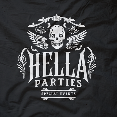 Hella Parties Special Event Company branding graphic design logo