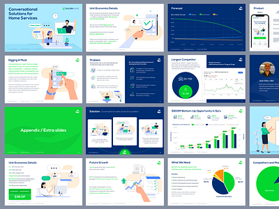 Presentation for Home Service Solutions PPT audience engagement brand consistency clean layouts customer engagement data driven presentation easy to digest design engaging visuals growth opportunities growth strategies home service market home service solutions market insights on brand aesthetic pitch deck presentation design professional deck design scalable solutions strategic presentation user centered design visual storytelling