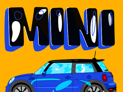 Mini Cooper: A Modern Classic car design elements furius illustration lettering motor organic racing vector