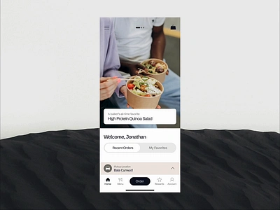 White Label F&B Mobile App animation beverages delivery dine in fb food malaysia menu mobileapp pickup prototype restaurant ui userinterface ux whitelabel