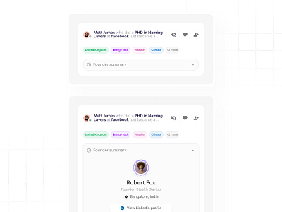 Social App Dashboard UI Component clean design flat interaction learning minimal ui ux white