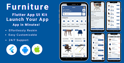 Furniture Flutter App - Furniture Selling, Interior Design & Hom 3d decorhomeapp designyourspace flutterui furnituremarket furnitureselling furniturestoreapp homedecor homedecorapp interiordesignapp interiorsolutions interiortrends modernliving