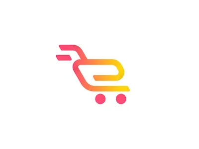 Ecommerce store Shopping cart logo, Online shop logo design business logo cart logo creative logo design ecommerce app ecommerce logo gradient logo icon logo logo design logo type modern logo online shop logo shopping bag shopping basket shopping cart shopping logo store logo symbol