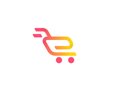 Ecommerce store Shopping cart logo, Online shop logo design business logo cart logo creative logo design ecommerce app ecommerce logo gradient logo icon logo logo design logo type modern logo online shop logo shopping bag shopping basket shopping cart shopping logo store logo symbol