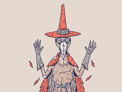 Inktober day 25: Scarecrow art cartoon character character design design drawing illustration inktober scarecrow