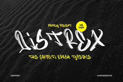 Distrex – Graffiti Urban Font branding brush decorative design display font gothic graffiti handwritten illustration modern new retro script trend typeface typography urban vintage web