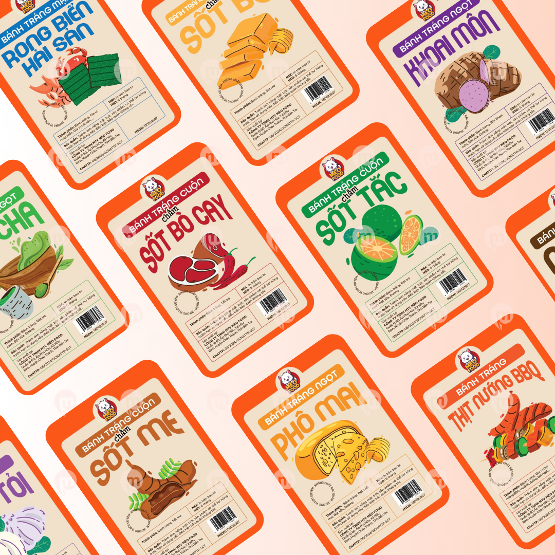 Label food design by Mây Design Thiết kế có tâm on Dribbble