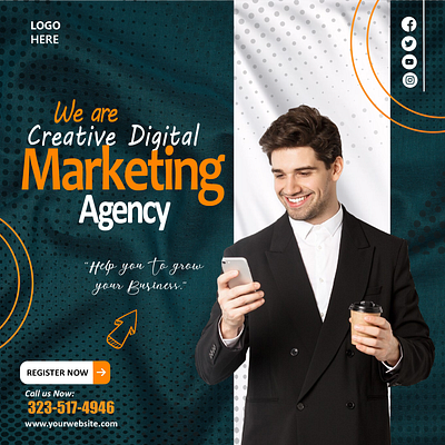 Social Media Post advertising branding design digital art graphic design illustration photoshop post poster design print design social media