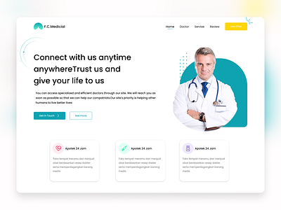 Doctor website ui