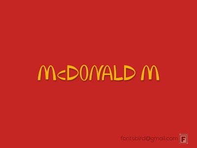 McDonalds M Font | Inspired form Mcdonald's Iconic M best font design donald font donald trum font font font design fonts bird food food font good font graphic design hot font illustration m font mcdonald font movie font pakhi font popular font rashed font restaurant font ui