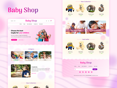 Baby Shop Concept ui