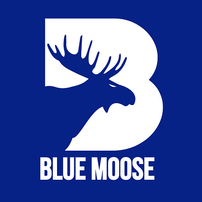 BlueMoose logo design