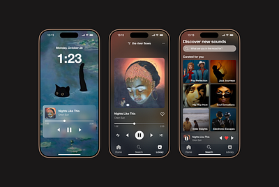 Music Player: Daily UI Challenge Day 9 daily ui mobile design music player