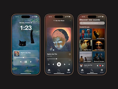 Music Player: Daily UI Challenge Day 9 daily ui mobile design music player