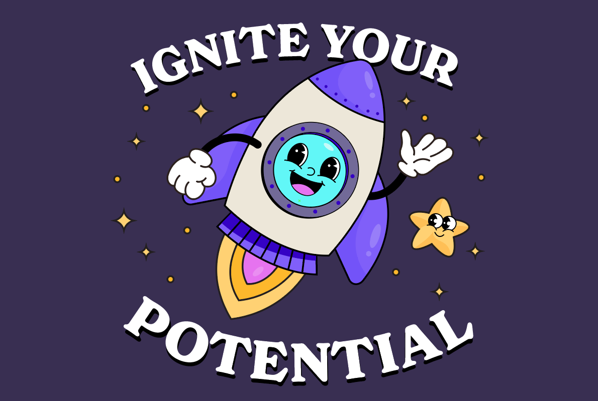 Rocket Reassurance animation design illustration motion motion graphic rocket space spaceship type