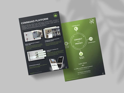 Brochure Design for Hyper Networks brand branding brochure brochure design cybersecurity design digital digital art flyer flyer design graphic design identity branding infographic infographic design layout marketing collateral marketing material modern print material tech