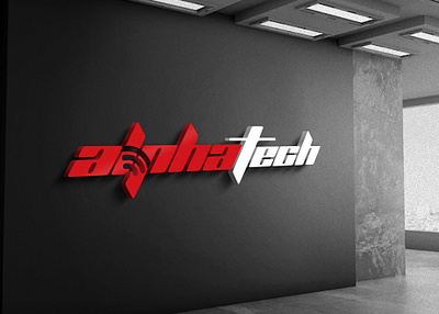 Alpha Tech | visual identity branding corporate identity graphic design logo tech company visiual identity